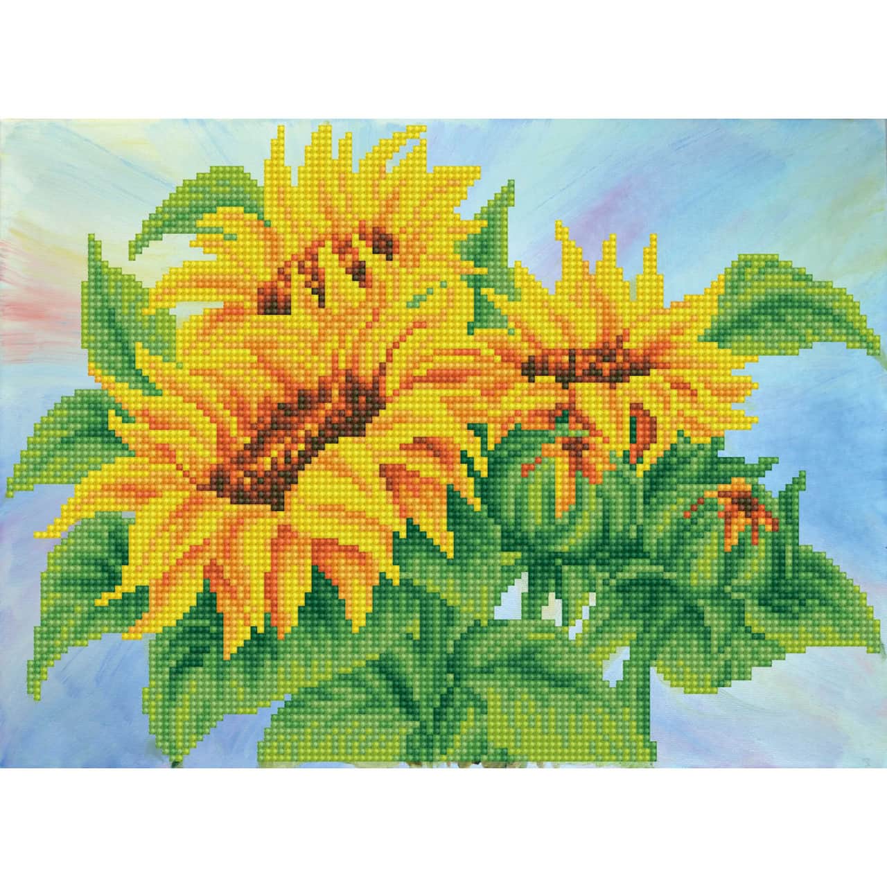 Diamond Dotz® Wistful Sunflowers Diamond Painting Kit